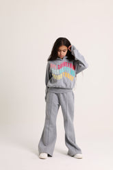 Flared Sweatpants Gray Pajama